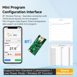 โมดูลวัดอุณหภูมิเทอร์โมคัปเปิลแบบปลั๊กแอนด์เพลย์ตรวจสอบแบบเรียลไทม์ฟังก์ชัน BT ไร้สายรองรับ - Product Image 3