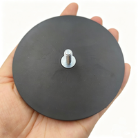 Aimant en pot NdFeB de 88 mm de diamètre, aimant en caoutchouc avec revêtement externe