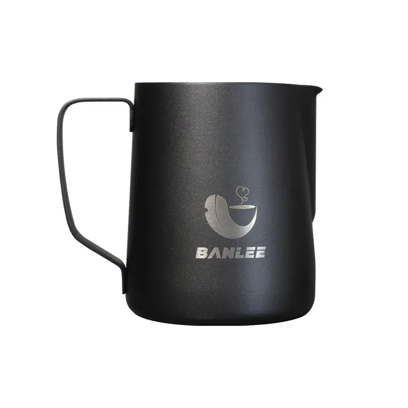 Bán buôn biểu tượng tùy chỉnh cà phê Espresso pha cà phê nghệ thuật Pitcher thép không gỉ 304 cà phê sữa bọt Pitcher