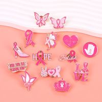 Broche Ruban Rose International de Sensibilisation au SIDA et au Cancer du Sein, Épinglette de Conscience du Cancer du Sein, Cadeau pour Mariage et Fête des Mères