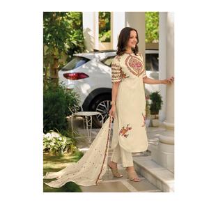 Nuevo pantalón Kurtis de diseñador de diseño de moda con Dupatta para exteriores y ropa informal disponible a precio de exportación - Product Image 1
