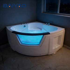 Vasca Idromassaggio Angolare con Bolle, Jacuzzi e Idromassaggio per 2 Persone, <span class=keywords><strong>Spa</strong></span> da Interno, Yacuzzi - Product Image 5