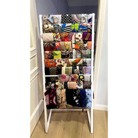 JH-Mech porte-serviettes porte-écharpe organisateur commercial cintre 10 couches métal emballage papier présentoir pour fleuriste boutique de cadeaux