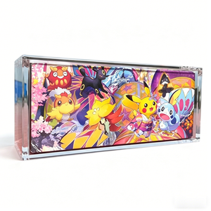 กล่องอะคริลิคกันรังสียูวีแบบกำหนดเอง แม่เหล็กแรงสูงสำหรับการ์ดสะสม TCG ETB Prismatic - Product Image 2