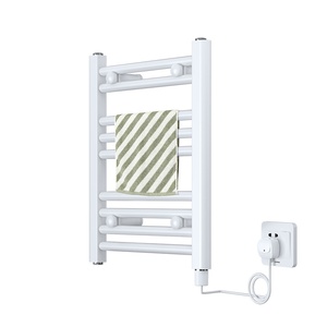 Sèche-serviettes électrique mural BODE, support chauffant en acier pour salle de bain - Product Image 3