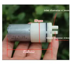Mini <b>12V</b> Negative Pressure Hand <b>Pump</b> 6V Automatic Suction Small <b>Air</b> <b>Pump</b> Silent 370 - Product Image 2