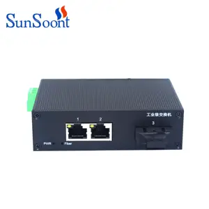 10/100/1000Base-TX to 1000Base-FX Industrial Ethernet Switch
