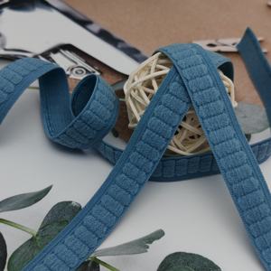 Wholesale Supplies Various Color <b>Elastic</b> Webbing Custom Pattern Multi-Functional for Bra Home Textiles 16mm Width Printed Logo - Product Image 1