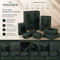 Ensemble d'emballages de luxe personnalisés pour bijoux : Sacs cadeaux en papier et boîtes tiroirs pour bagues, colliers, bracelets, boucles d'oreilles (OEM/ODM)