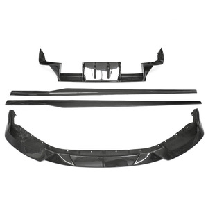 Kit de Carrocería para <span class=keywords><strong>BMW</strong></span> <span class=keywords><strong>M2</strong></span> G87, Estilo R44 Modificado, Alerón Delantero de Fibra de Carbono Seca, Difusor Trasero, Faldones Laterales - Product Image 3