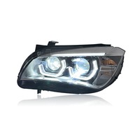 Pour BMW X1 E84, ensemble de phares modifiés, lentille LED Angel Eye Spoon, 12V