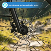 Bicicleta Urbana OEM de 28 Pulgadas con Cuadro de Aleación, 10 Velocidades, Frenos de Disco Hidráulicos, Bicicleta Eléctrica Urbana