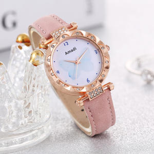 Amadi Nouvelle montre ronde à quartz pour femme avec motif papillon Bracelet de mode Ensemble de 2 pièces pour étudiants et dames Commerce extérieur - Product Image 3