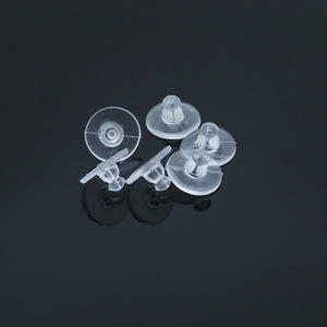 Transparent <b>Rubber</b> <b>Earring</b> <b>Back</b> Covers Stud <b>Earrings</b> Anti Loss Anti Slip Plastic Resin Unisex Accessories - Product Image 5