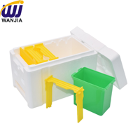 Matériel d'apiculture WANJIA, mini boîte d'accouplement, ruche d'élevage de reines avec conception en polystyrène ventilé pour les fermes d'élevage d'abeilles