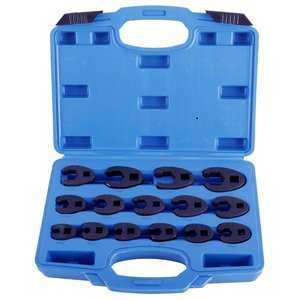 ชุดประแจขันเท้าชุดเครื่องมือประแจน็อตปลายบานขนาด8-24มม. 15ชิ้น - Product Image 4