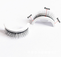 Nouveauté : Boîte à cils en cristal sans colle, cils auto-adhésifs, cils anime, faux cils