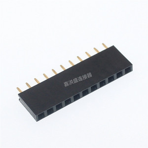 Conector Hembra Jia Hongsheng de Paso de 2.54mm, Recto, de Una Sola Fila, de 3P a 40P, Chapado en Oro, para Electrodomésticos - Product Image 3