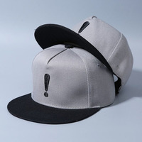 Vente en gros, Logo 3d brodé, 5 panneaux, coton, unisexe, blanc, uni, Gorras, chapeaux, casquettes