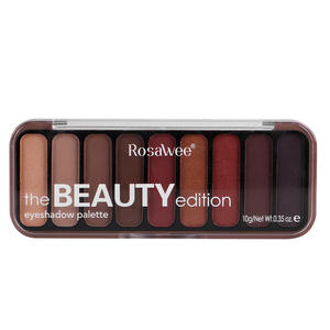 พาเลทอายแชโดว์ 9 สี ขายตรงจากโรงงาน เนื้อซาติน เมทัลลิก ชิมเมอร์ละเอียด เม็ดสีแน่น ติดทนนาน ไม่เลอะ เหมาะสำหรับใช้ในชีวิตประจำวัน - Product Image 3