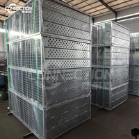 Cage à poules et poulailler en acier allié avec roues, facile à déplacer, revêtement poudré, capacité de 1000 kg
