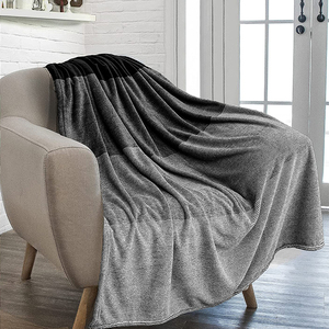 Cổ điển Heavyweight ấm mềm in flannel sang trọng chăn Vua Kích thước mềm mờ chăn cho ghế sofa giường - Product Image 3