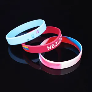 Atacado Eleição Personalizado Pulseira Eleição Presidencial Logo Impressão Silicone Eleição Wristband Promoção Gift Band