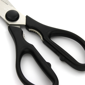 <span class=keywords><strong>Ciseaux</strong></span> de cuisine utilitaires en acier inoxydable à prix d'usine <span class=keywords><strong>ciseaux</strong></span> à légumes avec poignée en PP noir - Product Image 3