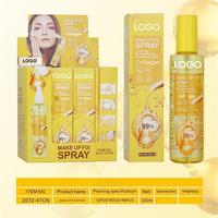 Spray fixateur de maquillage hydratant parfumé longue durée avec logo personnalisé, étiquette privée, imperméable, 220 ml