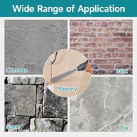 SDS Plus acier allié tige ronde quatre dents marteau perforateur ciseau pour carrelage béton brique pierre maçonnerie