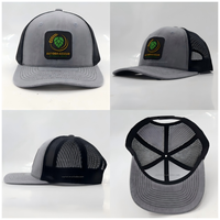 Casquettes de camionneur Richardson de haute qualité avec patch brodé tissé, casquette de camionneur en maille, casquette personnalisée, casquettes de camionneur Richardson 112