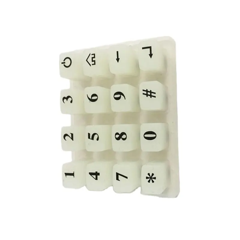 hot items high quality custom oem service silicone rubber keypad number button
