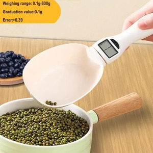 Báscula Digital de Alta Precisión, Cuchara Medidora Electrónica, Cuchara para Pesar Alimentos con Capacidad de 800g, Báscula de Cocina para Café, Repostería y Alimentos para Mascotas - Product Image 4