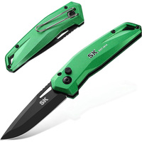 Couteau de poche SK, couteau pliant pour hommes, couteaux EDC avec lame en acier D2 pour couper le carton, le cuir, le tapis, le mousse, le PVC