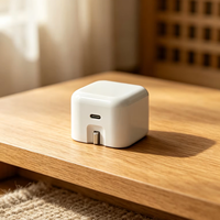 Boîtier de chargeur pliable C1-10 pour voyage, prise britannique 3 broches, chargeur Type-C PD pour téléphone