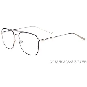 9307 высококачественные небьющиеся Модные оптические очки с металлической оправой