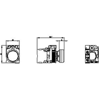 Interrupteur à bouton-poussoir 3SU1100-0AB40-1BA0, bouton-poussoir rond vert de 22 mm, à clé plate, Siemens Plc, vente chaude, neuf, original, en stock