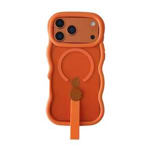 Coque de téléphone antichoc souple avec bords ondulés et sangle, protection d'objectif 1,5 mm, compatible MagSafe pour <span class=keywords><strong>iPhone</strong></span> - Product Image 1