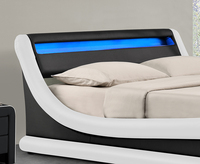 Lit de rangement élévateur à gaz en simili cuir PU double taille design moderne Willsoon cadre en bois souple pour meubles de maison chambre à coucher
