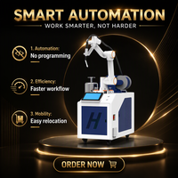 Machine de soudage robotisée sans programmation HUAXIA, soudeuse cobot automatique, pas de code requis pour la soudeuse robotisée industrielle de métaux