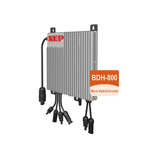 2024 Neuer NEP Wechselstrom-Anschluss-On-Grid-Mikroinverter BDH 800 Hybrid-Energie-Speicher Solarwechselrichter mit Verbindung mit 48 V 51,2 V-Batterie