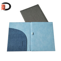 Porte-documents en PU pour conférences A4/A5 avec logo personnalisé