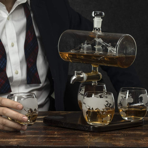 أكواب زجاجية للمشروبات, أكواب زجاجية للمشروبات أعلى مبيعًا ، أقداح زجاجية للمشروبات على شكل برميل ، ويسكي ، دورق للدورق ، دورق للمشروبات من أعلى المنتجات مبيعًا في عام - Product Image 3