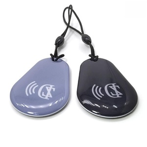 Programa de Controle de Acesso URL Código QR Imprimível NFC Chaveiro Epóxi 13.56MHz para Acesso - Product Image 4