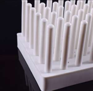 Laboratuvar Ekipmanları Fabrikası Toptan Beyaz ve Mavi Plastik Silindirik Test Tüpü Rafı 66 ve 102 Sütunlu DDP Hizmeti - Product Image 5