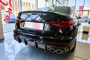 Diffuseur arrière en Fiber de carbone sèche préimprégnée haute brillance pour <span class=keywords><strong>Audi</strong></span> A6 <span class=keywords><strong>S6</strong></span> 2019-22 pare-chocs de voiture lèvres arrière - Product Image 2