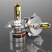 Ampoules de phares LED pour voiture 150W, lot de 2, 7500lm, H1 H3 H7 H11 9005 9006 9012 880, ampoules de phares LED auto avec ventilateur, Plug and Play