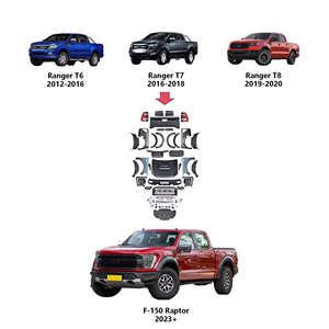 ชุดแปลงสไตล์ F-150 Raptor สำหรับ <span class=keywords><strong>Ford</strong></span> <span class=keywords><strong>Ranger</strong></span> ปี 2012-2021 รุ่นใหม่<span class=keywords><strong>ล่าสุด</strong></span> <span class=keywords><strong>ราคา</strong></span>โรงงาน พร้อมกันชน ไฟหน้า และกระจังหน้า - Product Image 5