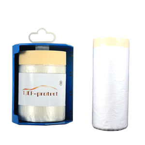 Venta al por mayor en stock <span class=keywords><strong>película</strong></span> adhesiva pregrabada de plástico blando <span class=keywords><strong>película</strong></span> plástica de protección de pintura a prueba de humedad para pintar - Product Image 4