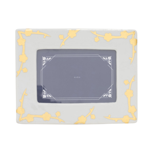 Cornice decorativa con immagine di fiori di ciliegio 4x6 in porcellana, cornice portafoto da tavolo per soggiorno o decorazione da scrivania dell'ufficio - Product Image 1
